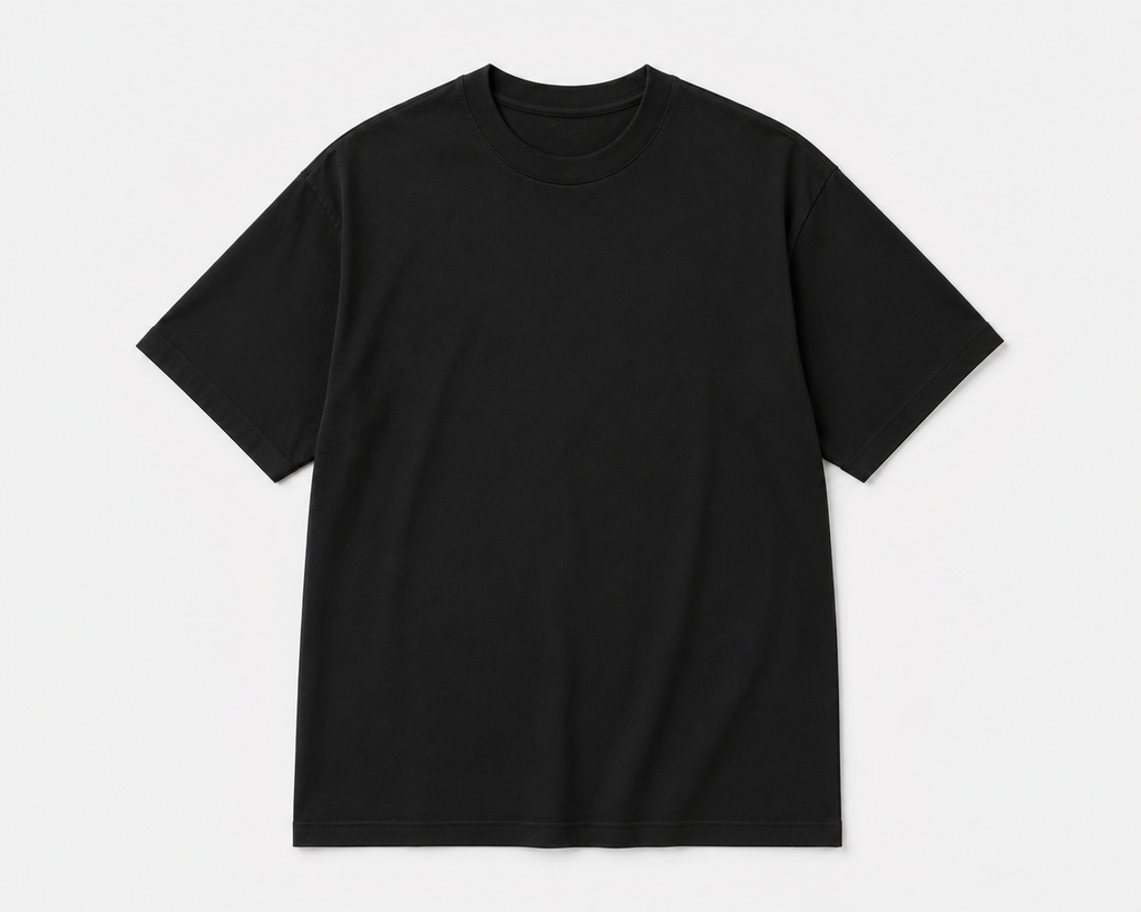 Relaxed Fit Black T-Shirt
