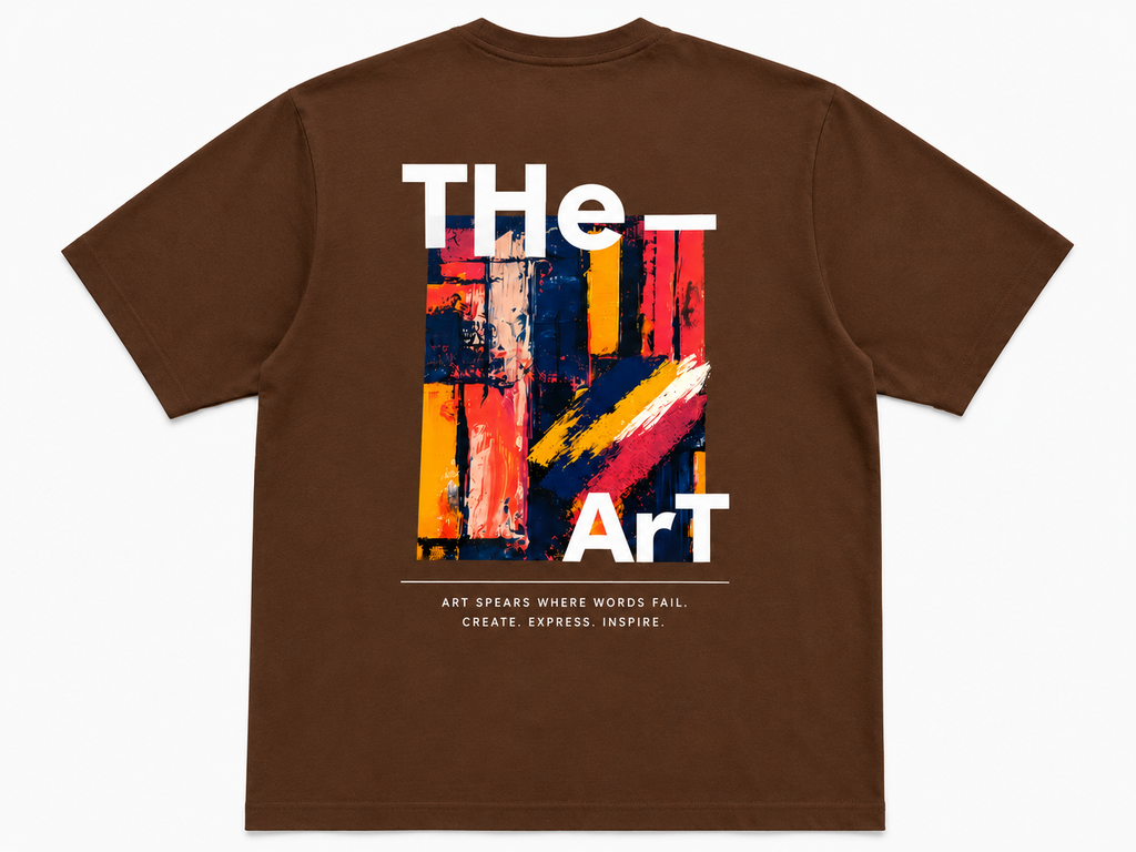 Oversized Coffee Brown T-Shirt