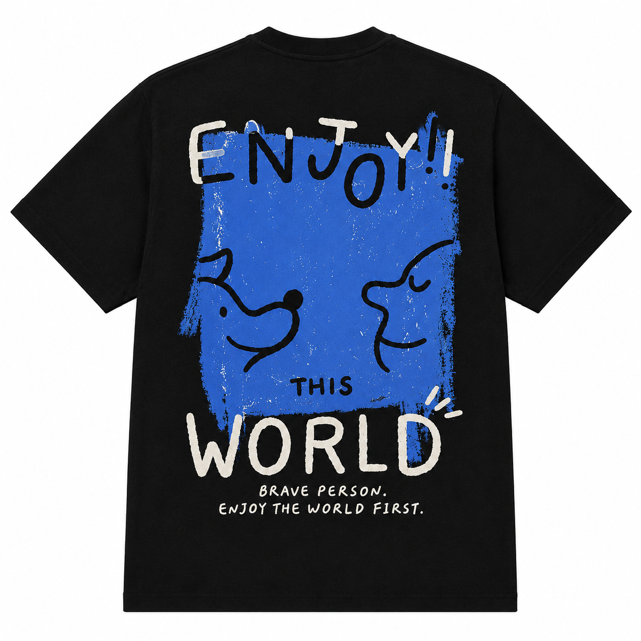 Relaxed Fit Black T-Shirt