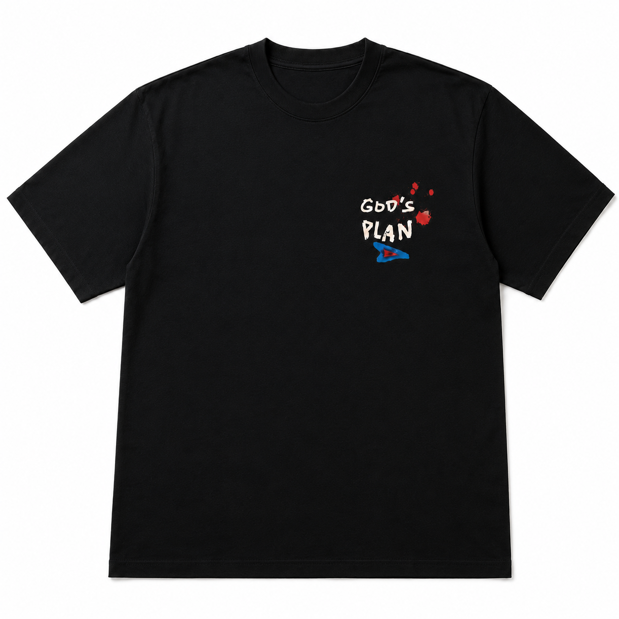 Relaxed Fit Black T-Shirt