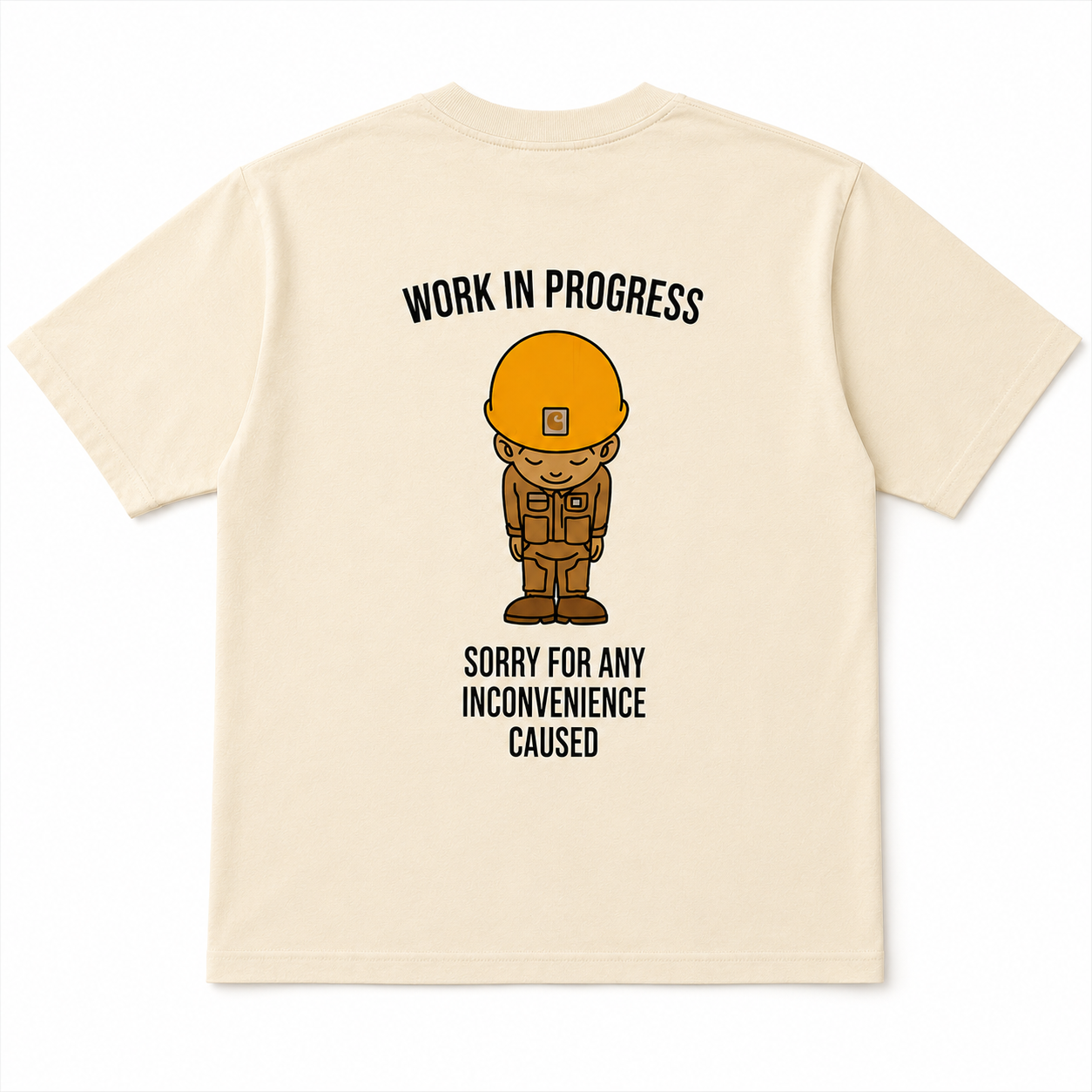 Relaxed Fit Off-White T-Shirt