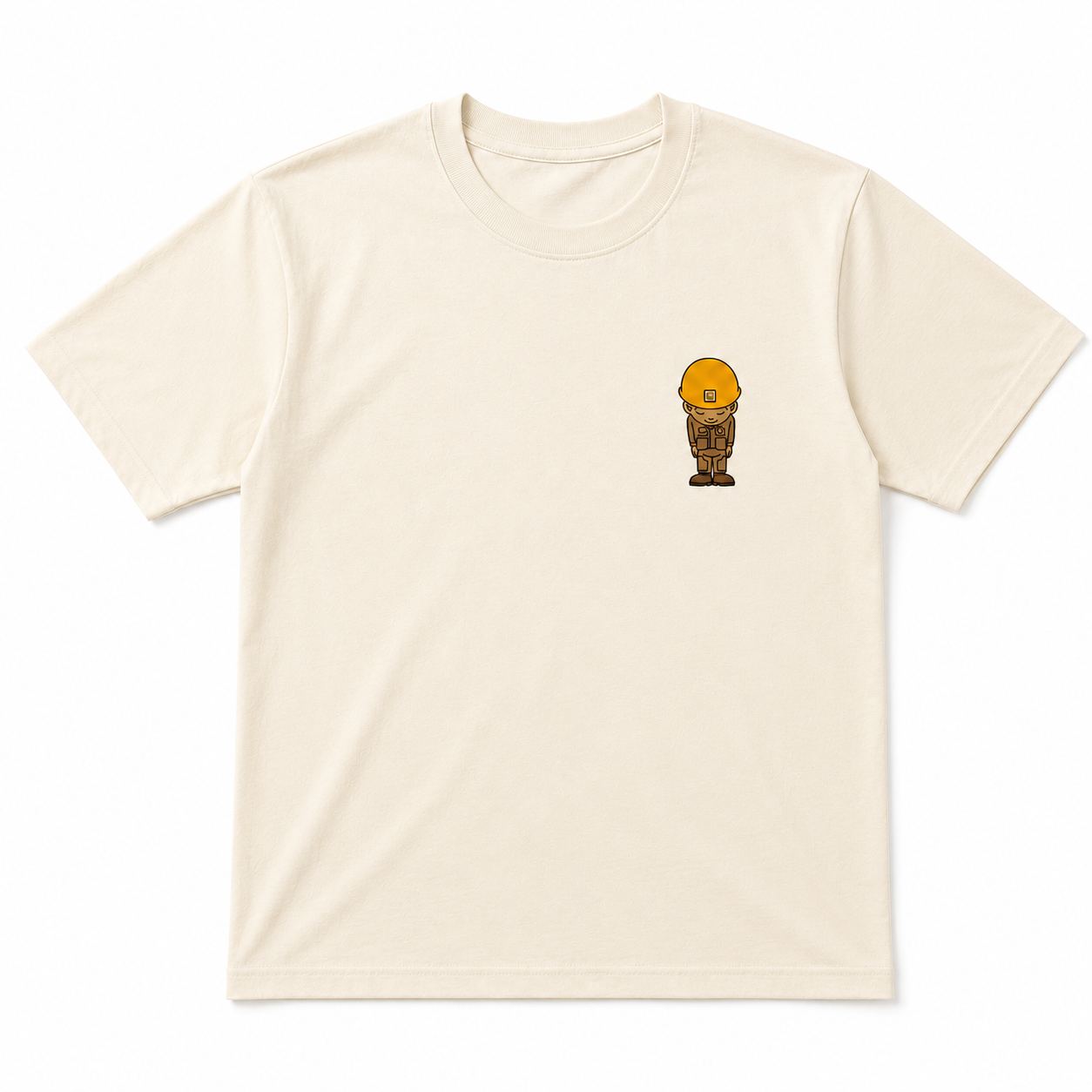 Relaxed Fit Off-White T-Shirt