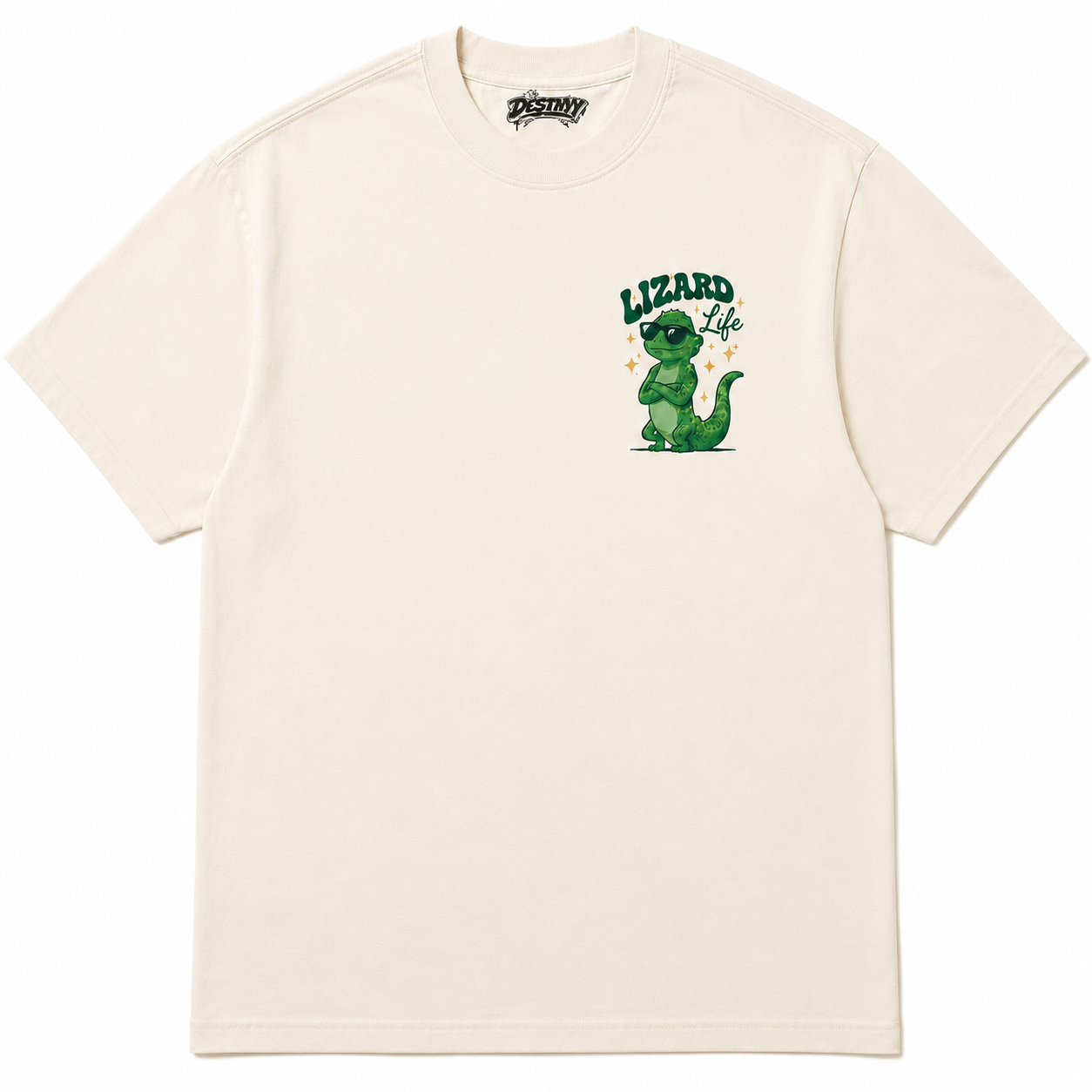 Relaxed Fit Off- White T-shirt