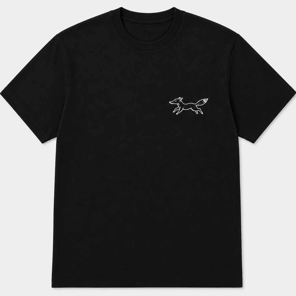 Relaxed Fit Black T-Shirt
