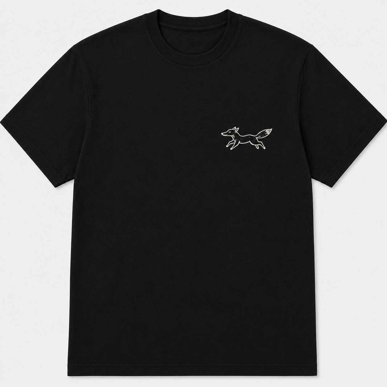 Relaxed Fit Black T-Shirt