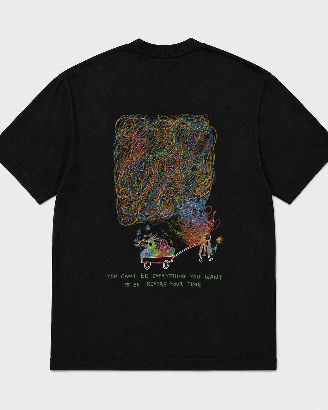 Relaxed Fit Black T-Shirt