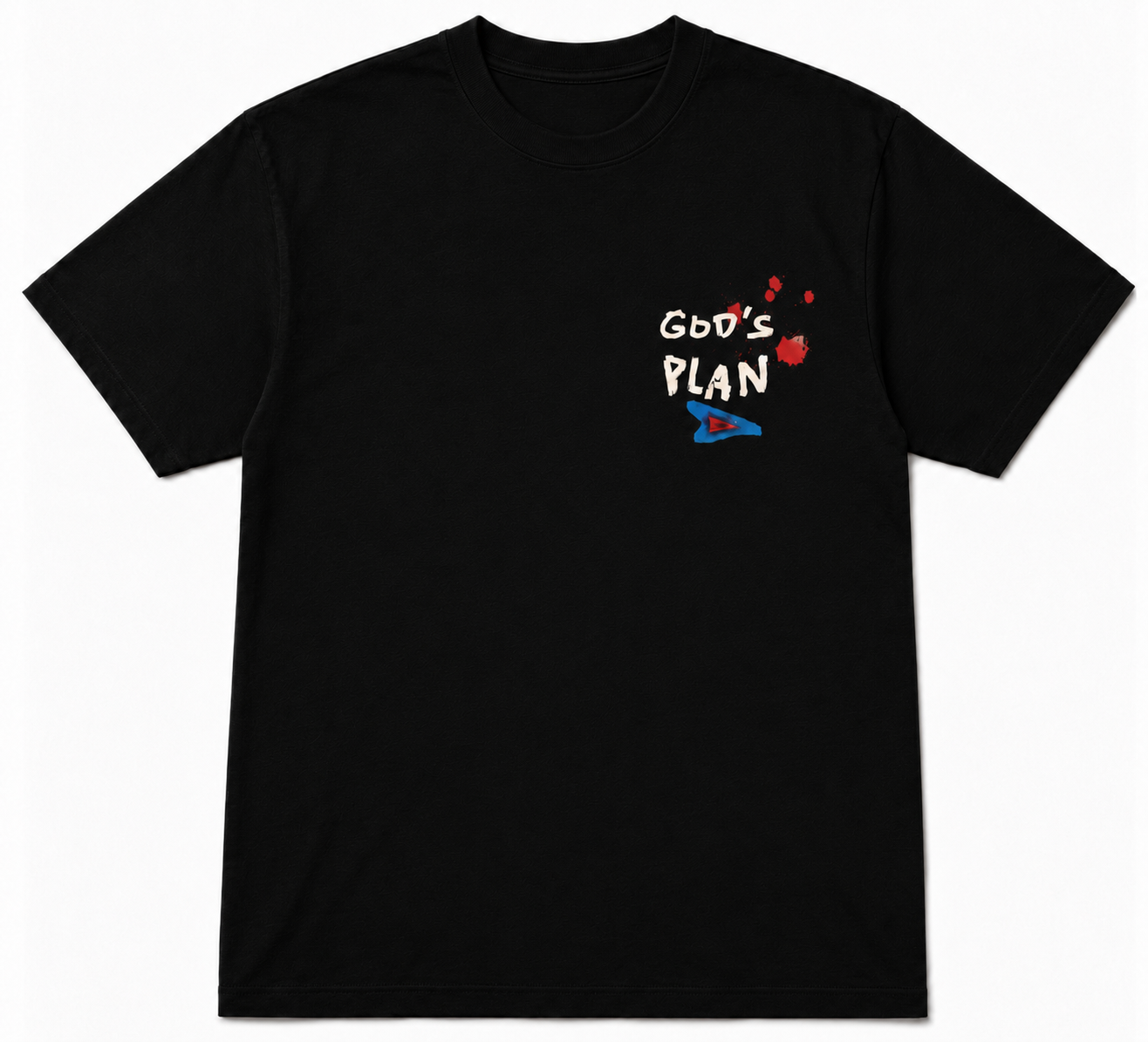Relaxed Fit Black T-Shirt