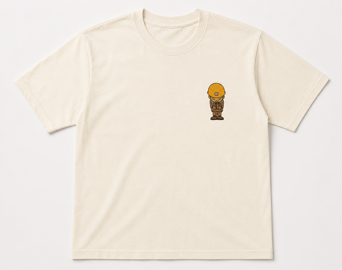 Relaxed Fit Off-White T-Shirt