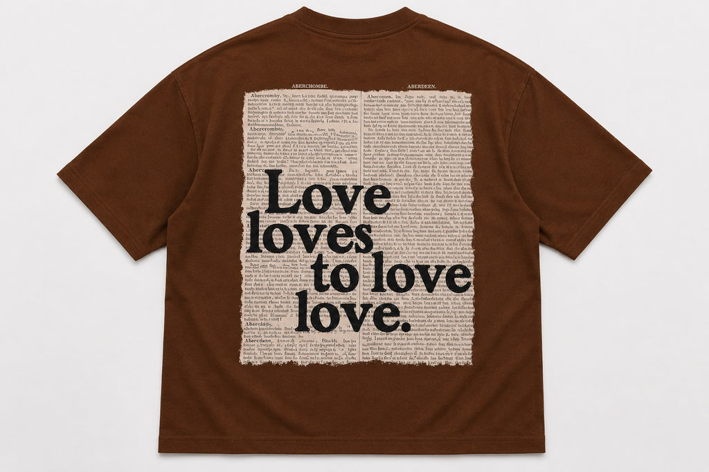 Oversized Coffee Brown T-Shirt